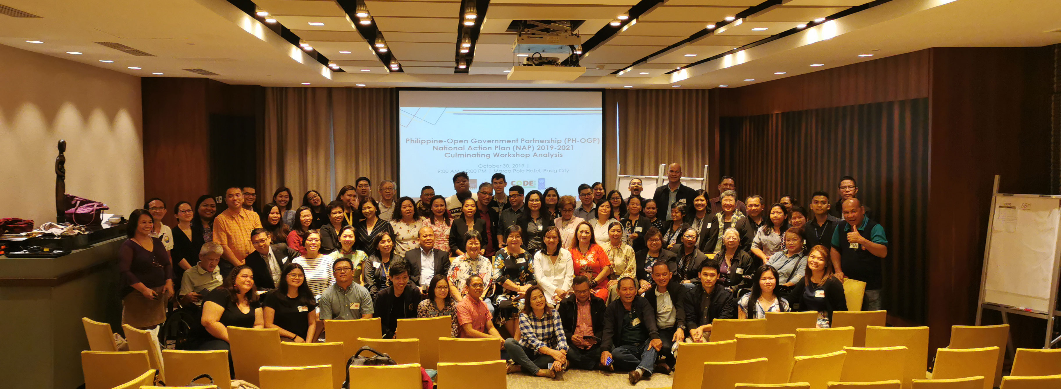 Participants of the OGP Culminating Workshop together with the PH-OGP Steering Committee